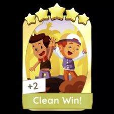 Monopoly Go ⭐️⭐️⭐️⭐️⭐️Clean Win - 5 Star GOLD Sticker picture