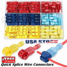 240/60pcs T-Taps Wire Connectors Quick Splice Terminals Insulated Crimp Cable picture