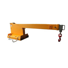 Landy Attachments Fork Mounted Telescoping Crane Jib Boom Towing Handling picture
