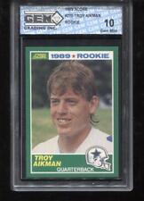 Troy Aikman RC 1989 Score #270 Dallas Cowboys MVP Rookie GEM MINT 10 picture
