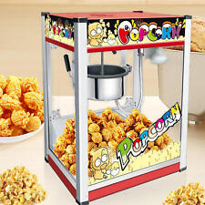 Commercial 110v Popcorn Machine Table Top Fully Automatic Trolley Corn Popper  picture