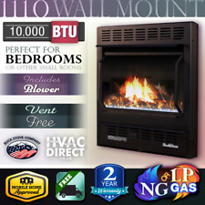 Buck Stove 1110 Vent-Free Wall Mount NG/LP Gas Fireplace Insert 10K BTU w/Blower picture