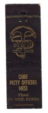 Matchbook: U.S. Navy - Chief Petty Officers Mess, Key West, Florida  picture