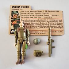 Vintage GI Joe Figure 1982 Zap Complete With File Card picture