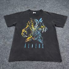 Vintage Aliens Movie Promo Tee Shirt 1988 80s RARE Adult Size Medium Double Side picture