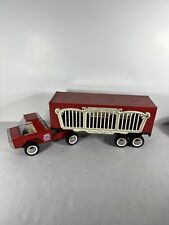 Vintage Nylint Red Metal Circus Animal Transport Truck - Original picture