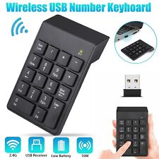 USB Wireless Number Pad Numpad Numeric Keypad Number Keyboard For Laptop Desktop picture