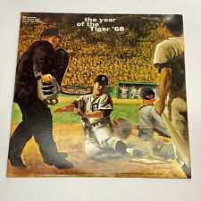 NM NEW OLD STOCK 1968 DETROIT TIGERS AMER LEAGUE PENNANT ALBUM YEAR OF THE TIGER picture