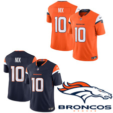 Denver Broncos #10 Bo Nix Men's 2024 Vapor Stitched Jersey picture