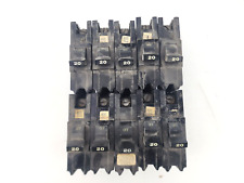 Used Lot 10pcs 20A FPE Federal Pacific Stab Lok NB1 20A 1 Pole Circuit Breaker picture