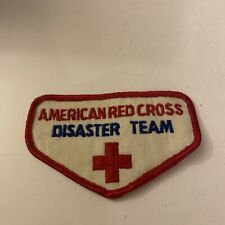 VINTAGE AMERICAN RED CROSS DISASTER TEAM PATCH picture