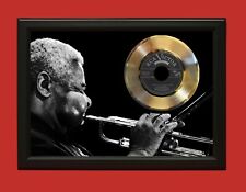 Dizzy Gillespie 2 Poster Art Wood Framed 45 Gold Record Display C3 picture
