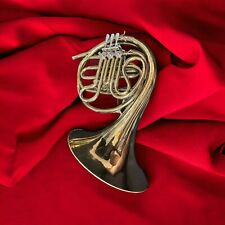 NICE VINTAGE 1970 CG CONN SINGLE FRENCH HORN #N56291 + CASE & MP - GREAT PLAYER picture