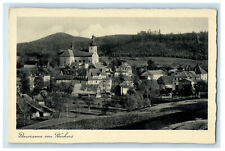 1934 Buildings View, Panorama Von Ruckers Germany Vintage Posted Postcard picture