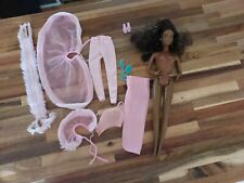 Vintage 1981 Pink & Pretty Christie Barbie  Mattel # 3555 AA Black Doll Rare  picture