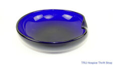 Vintage Elsa Peretti for Tiffany & Co. Cobalt Blue Thumbprint Bowl picture