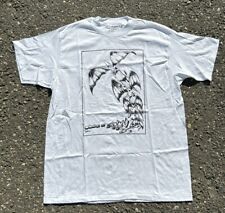 Vintage Dragon T Shirt Single-Stitch White Anime Fantasy Wizard Magic picture