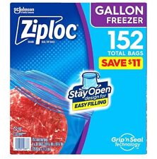 Ziploc Gallon Freezer Bags with New Stay Open Design (152 ct.) picture