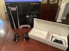 Sony PS5 Digital Edition Console - White-Great Condition W/ Cords And Controller picture