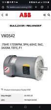 Baldor-Reliance Vm3542 3-Phase Ac Induction Motor, 3/4 Hp, 56C Frame, 208V Ac, picture