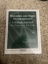 Managing and using information a strategic approach preliminary edition  picture