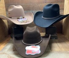 Mens Rodeo Faux Felt Wide Brim Western Cowboy Hat Tejana Vaquero Texana Chihuahu picture