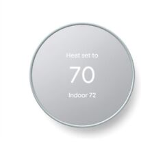 Google Nest Thermostat G4CVZ Programmable Wi-Fi Thermostat - Fog Openbox picture