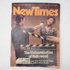 New Times Magazine March 20 1978 Vtg Vietnamization of Hollywood picture