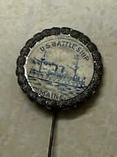 Spanish America War Maine Battleship Stickpin picture