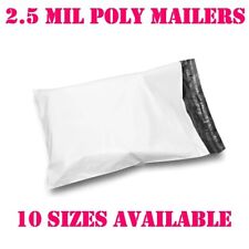 Poly Mailers Shipping Envelopes Self Sealing White Plastic Mailing Bags Any Size picture