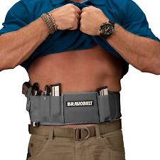 BRAVOBELT Belly Band Holster for Concealed Carry - For 9mm firearms - Grey Ghost picture
