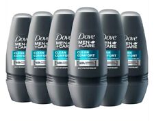 Dove Men Clean Comfort Roll On 50 ml, Pack of 6 picture