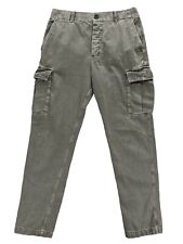 James Perse Zuma Cargo Pant Ammo Pigment Size 30 *Fits 31/30 Drawcord Button Fly picture