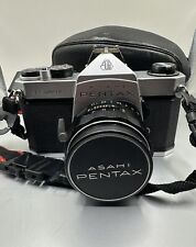 Vintage Pentax ASAHI Spotmatic 35mm SLR Camera SMC Takumar 1:1.4/50 Lens W/Case picture