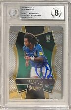 2016-17 Marcelo Signed Panini Prizm World Cup #128 BAS Beckett Auto picture