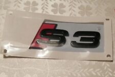 Audi S3 lettering black emblem logo rear tailgate 8Y0071804 black red picture