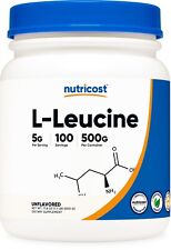 Nutricost L-Leucine Powder 500G - High Quality, Gluten Free, Non-GMO picture