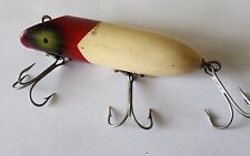 VINTAGE FISHING LURE SOUTH BEND ORIGINAL BASS-ORENO REDHEAD GREAT SHAPE picture