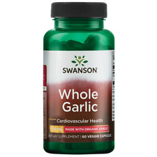 Swanson Whole Garlic - Made with Organic Garlic 700 mg 60 Veggie Capsules picture