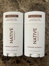 Native Deodorant ,,Coconut & Vanilla ~ Sensitive (2.65 Oz) Qty2 picture