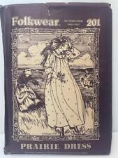 VINTAGE 1978 FOLKWEAR Sewing Pattern #201 PRAIRIE DRESS Small, Average, Tall picture