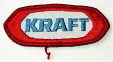 Vintage Kraft Foods Foods Dairy Cheese Logo Patch New NOS 1980s picture