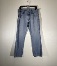 Vintage Wrangler Cowboy Cut Jeans Mens 31 Med Wash Denim Distressed 31x30 picture