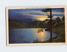 Postcard Moonlight Scene North Lake Club Shelby North Carolina USA picture