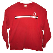 Vintage Ohio State Buckeyes t-shirt mens size 2XL long sleeve 90's red NCAA USA picture