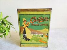 1920s Vintage Caillers Cream Toffee Advertising Litho Tin Box Rare TB1681 picture