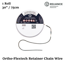 Dental Lingual Retainer Orthodontic Relience Ortho-FlexTech 75cm Wire Steel  picture