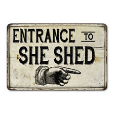Entrance to She Shed Vintage Look Chic Distressed 108120020169 picture