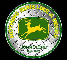 John Deere 1937 Vintage Recreated Logo Established 1837 - Emblem Sticker Decal picture