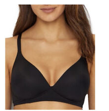 Warner's Women's Breath Freely Wire-Free Contour, Rich Black, Size 38B $40 picture